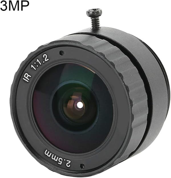 Høydefinisjon 3MP CCTV Fastobjektiv, 2.5mm CS-feste Kamera