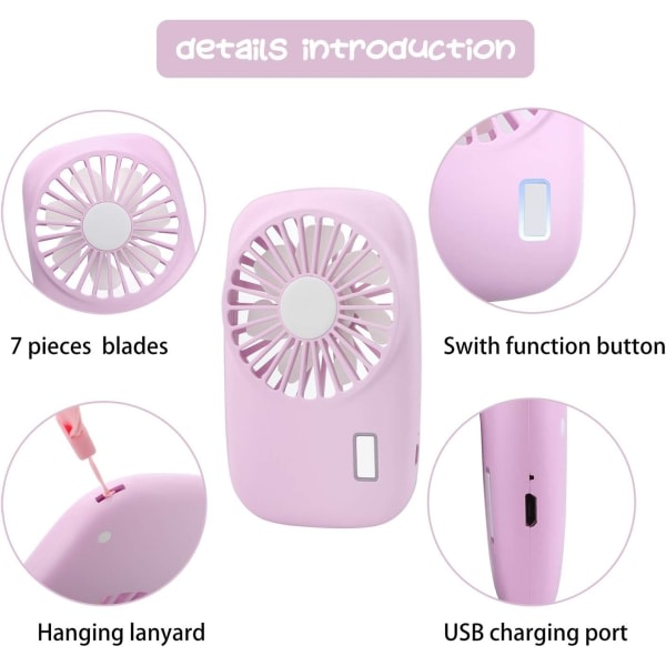 CQBB Mini Pocket Fan-Bluehousehold produkter