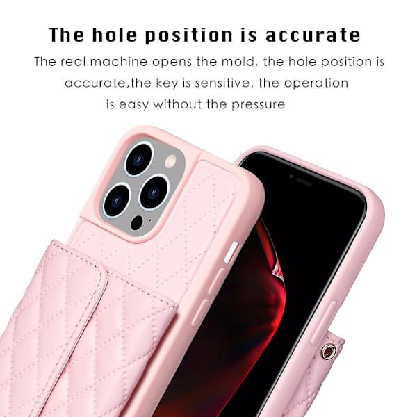 Rombisk læderetui til iPhone 15 Pro—max