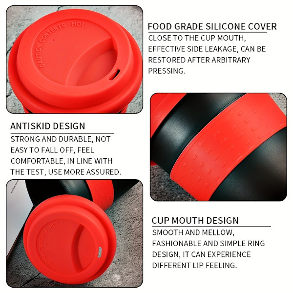 1 st, 13,5 oz resekaffemugg med lock - Hållbar PP-plastmugg för sommardrinkar och resetillbehör - Perfekt födelsedagspresent Blå