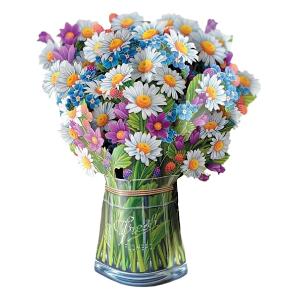 3D Pop Up Kukka Onnittelukortti Äitienpäiväksi Luova Monityylinen Kimppu Syntymäpäiväkortti Kiitos Postikortti Syntymäpäiväksi Dahlia 2