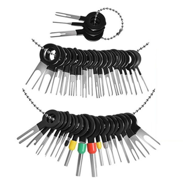 Pin Ejector Wire Kit Extractor Anslutning för autoterminalborttagning B 36+3st SQBB