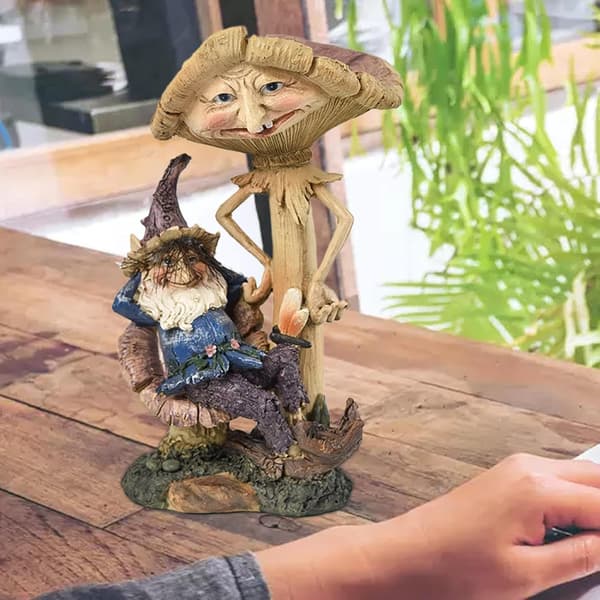 Hagegnompynt, Fantasifulle Soppstatuer for Utemiljø B