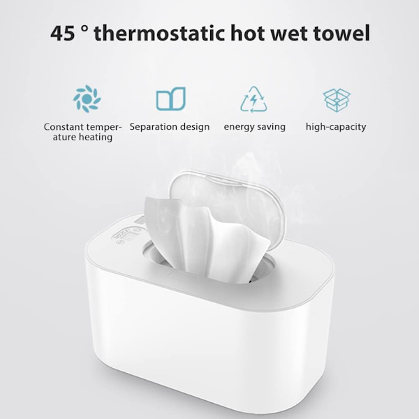 Baby Wipe Warmer, Baby Diaper Wipe Warmer för Baby (vit) white #667