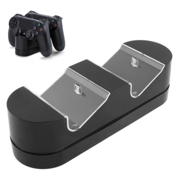 PS4 Laddningsstation Laddare Kontroll Handkontroll Playstation