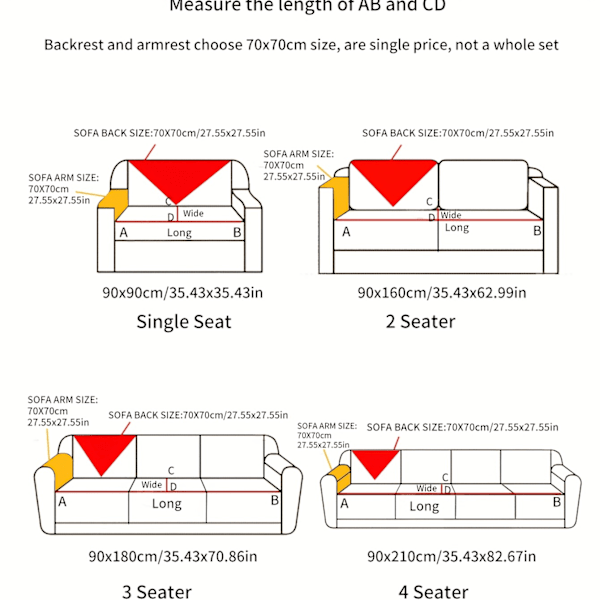 1:a plyschsoffa överdrag, halkfri sofföverdrag, sofföverdrag möbelskydd för sovrum kontor vardagsrum heminredning