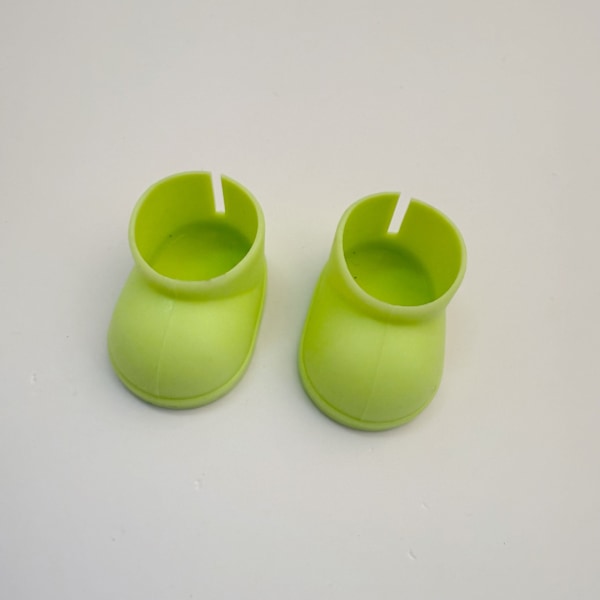 /NC/LABUBU KLÄDER, Labubu Baby Kläder, Bomulls Docktröja Julhatt Dockdräkt, Handgjorda Dockkläder Green boots