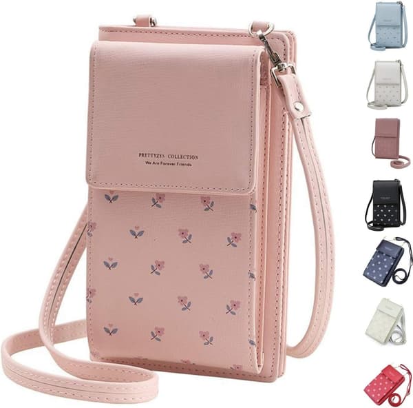 Messenger mobiltelefonväska för damer rosa - Perfet pink-max pink