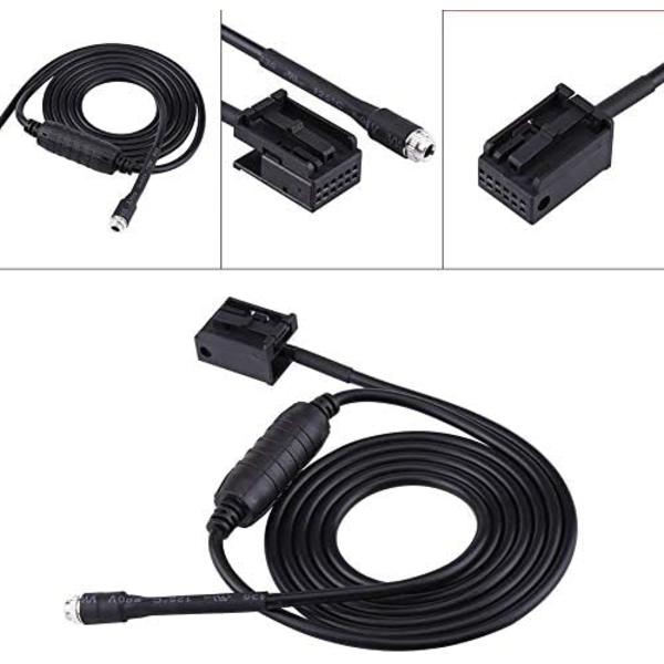 Keenso AUX ekstra lydindgangsadapterkabel til E85 E86 Z4 CD X3 E83 12 Pin Line til iPod