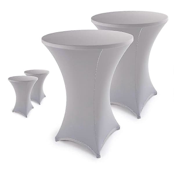 Elegant antracit stretchduk, kompatibel med bistrobord 60 2-pack—max
