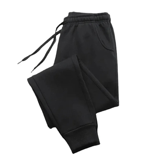 Bratz Rosa Tryck Man Kvinna Byxor Pocket Springande Sväva Leggings Baggy Gym Jogger Spårsläpp Dragsträng S Brukspare Black XL