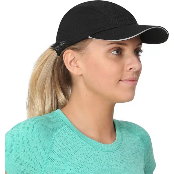 CQBB Race Day Performance Running Hat | Den lätta, snabbtorkande, Black