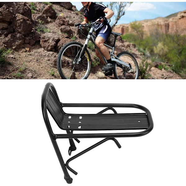 Framtill Cykelhållare Bagagehållare i Aluminiumlegering Fram för Mountainbikehållare för Cykling