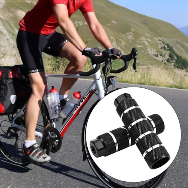 Cykelpinde, 2 stk universelle aluminium cykelpinde BMX stuntpinde cykelpinde skridsikre bagerste fodpedaler cykeltilbehør