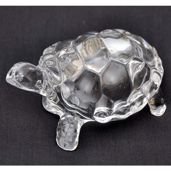 Original Clear Crystal Turtle för fred och välstånd, Crystal,