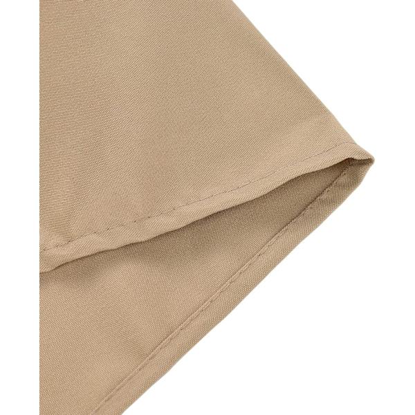 Ersättningsskärm för uteplats, marknadsparaply, utomhusbordsparaplyskärm för 8/6 ribbor, endast skärm (8 ribbor) Khaki 8 Ribs