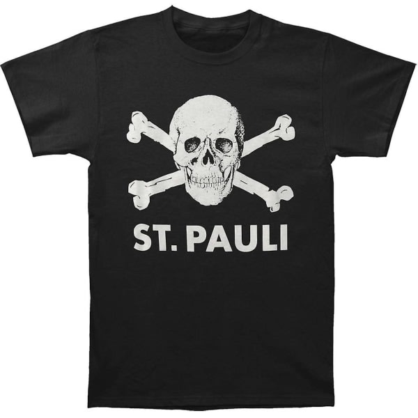 SQBB FC St. Pauli Skull Tee T-shirt Svart XXL