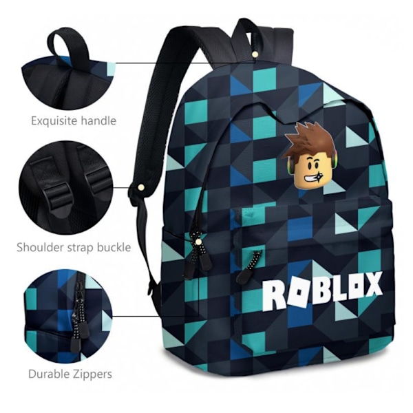 Roblox Skoleveske Ryggsekk med Pennal Skolepennal