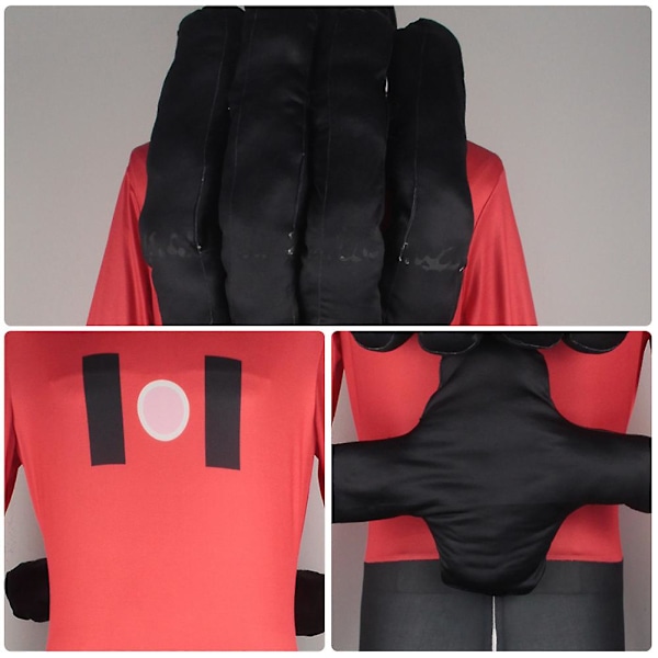 Halloween Skibidi Toalett Cosplay Jumpsuit Rolig Cosplay Rollspel Show Kostym för Unisex Cosplay TV Man S TV Man S