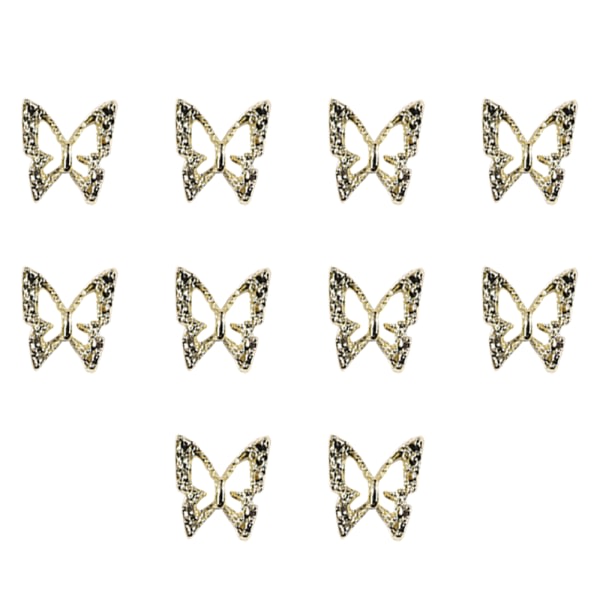 CQBB 10 st Nail Art Alloy Butterfly Ornament-H96make up