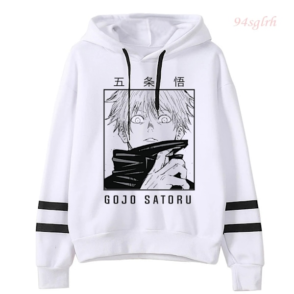 Unisex Jujutsu Kaisen Anime Yuji Itadori Hupparit Herr Harajuku Gojo Satoru Kawaii Manga Graafinen Streetwear Huppareita Paita 15519 Aasian M