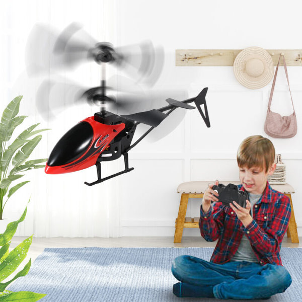 RC Helikopter Fjärrkontroll Helikopter Mini RC Leksak för barn, Modell: Gul