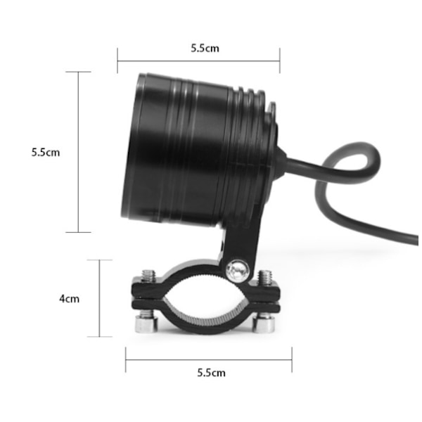 Motorsykkel LED-ekstralys, frontlykter Addit