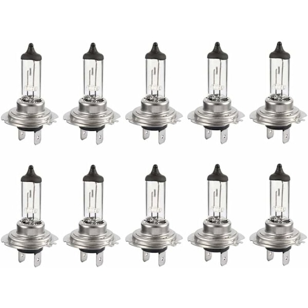 10 stk. LED-halogenpærer 12V H7 55W Lang levetid Hvidt hvidt lys / Krydslys til bil