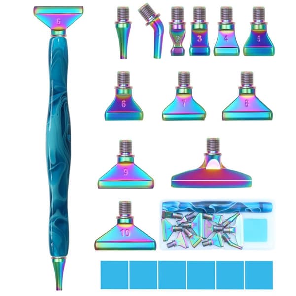 Diamantmaleri Pennspiss Drill Penner MULTICOLOUR-B_ma Multicolour-B