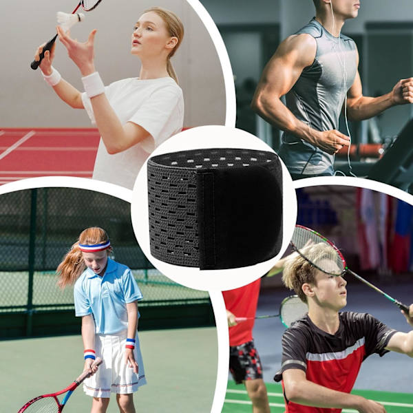Svart Andningsbart Handledsstöd för Karpaltunnelsyndrom, Sport Handledsskydd Black