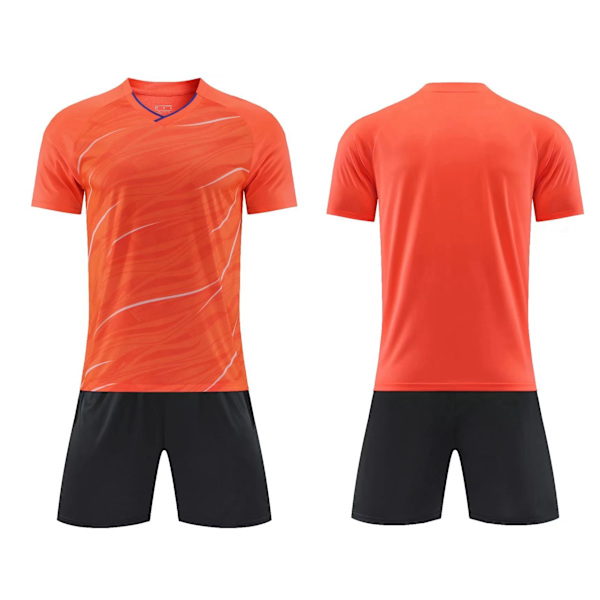 Barnfotbollströjor Herr Pojkar Fotbollskläder Set Kortärmad Barnfotbollsuniformer Vuxna Barn Träning  Träningsdräkt Jersey Blue 5XS Blue 5XS
