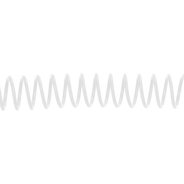 Spiralbundna spolar, 20 stycken, spiralbundna plastspolar, 19 mm, 3/4 tum innerdiameter, 30 hål, spiraler för A4 och A5 anteckningsböcker (klar) klar