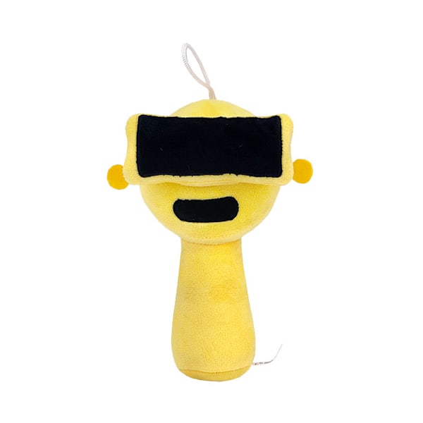 Xbi - Nyhet för 2025 Sprunki Plysch Rytmbox Plyschleksak Docka Yellow Head (20cm 60g)