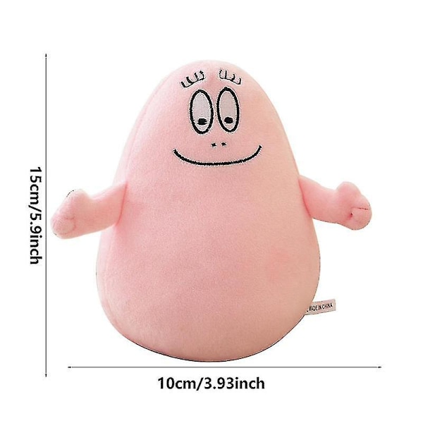 Barbapapa Plyschleksak Anime Barbapapa Docka Mjuk Gosedjur Kawaii Barbapapa Docka black