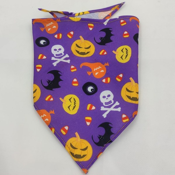 Halloween-koiran bandana pienille, keskisuurille ja suurille koirille