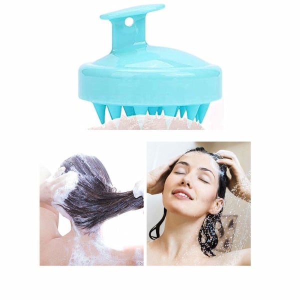 CQBB Hårmassageborste för hårbotten, 2-pack [Wet & Dry] Dusch