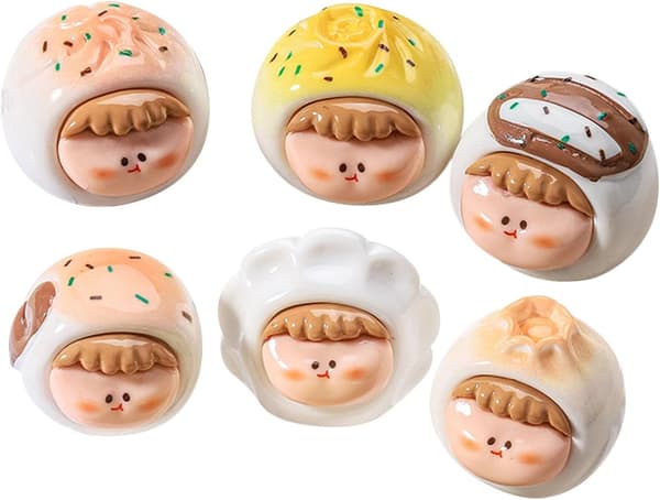 Søde Tegneseriefigurer | Harpiks Mini Bordpynt til Piger Samling og Dekoration