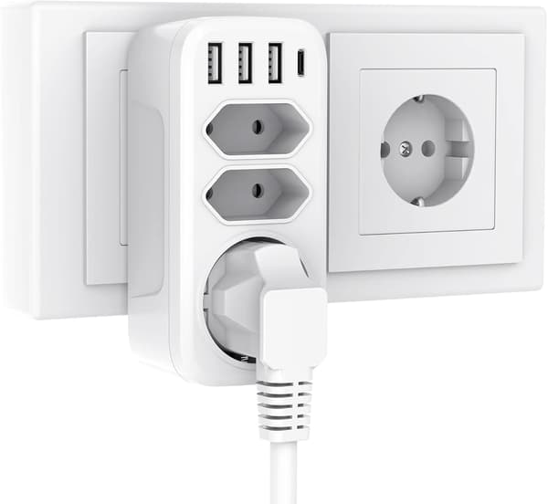 USB-uttak, 7-i-1 uttakadapter (Hvit)_max