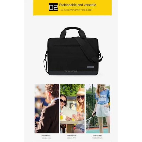 Notebook Portfölje til Teclast F15S F15 F6 F6S F7 Plus 3 2 14 Tbolt 20 Pro 15,6 16,1 15,4 tommer bærbar computer taske Case Håndtaske Blå 15,6 tommer