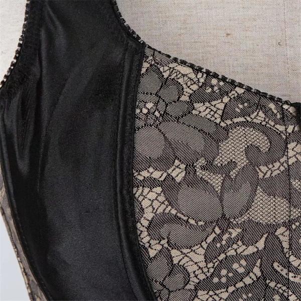 Naisten korsetit Overbust Bustier Top Gothic exy houlder 2928gray S 2928gray S