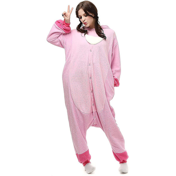 Regnbågshorn Monster Stitch Kostym Pyjamas Bodysuit Kigurumi Jumpsuit Pyjamas Djur Hoodie