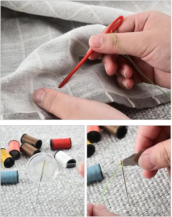128-Piece Sewing Kit for Household, Convenient and Practical Sewing Box, Multifunctional Hand Sewing Set