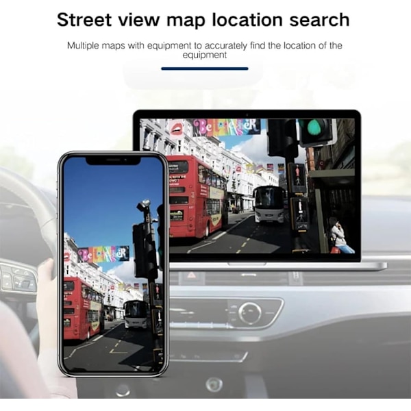 Mini GPS-tracker til køretøjer – Intet abonnement, alsidig GPS-tracker med gratis app