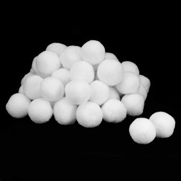 50 st falska snöbollar för barn - 2,8 tum inomhus snöbollskampbollar - konstgjorda snöbollar för snökamp inomhus och utomhus julgransdekorationer