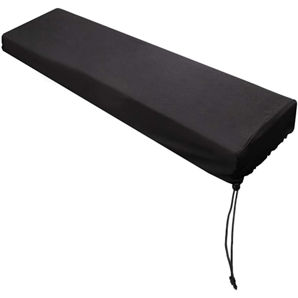 Tangentbord dammskydd tangentbordsskydd 61 tangenter elektroniskt pianodammskydd töjbart svart för digital 61 tangenter piano