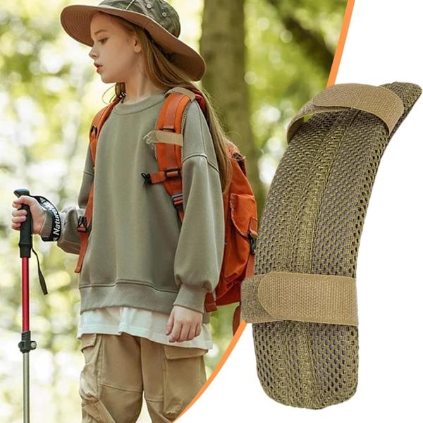 Verkkopäällysteiset olkahihnan pehmusteet, säädettävät liukumattomat tyynyt reppuihin Army Green