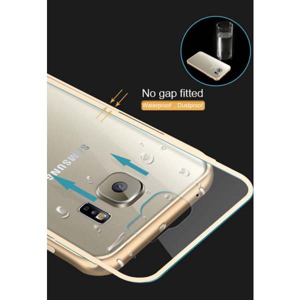 CQBB Galaxy S6 edge ultratunn aluminium skal cover marinblå Blå