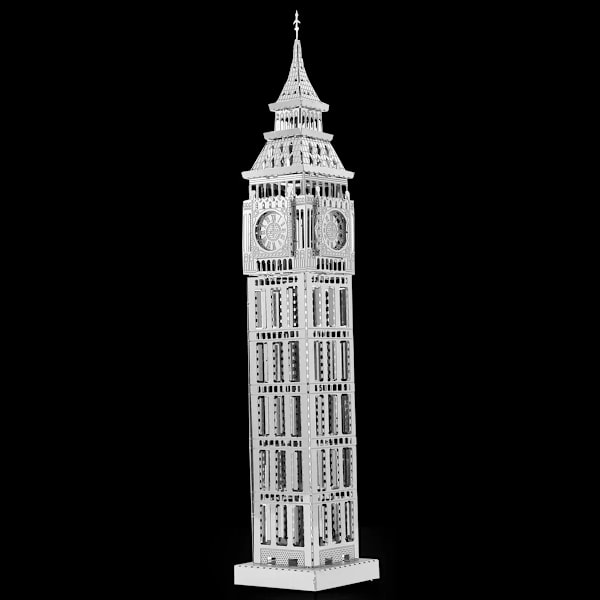 Big Ben 3D metallpusselmodellbyggsatser DIY laserskurna pussel pussel leksak för barn Big Ben