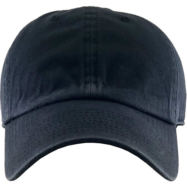 Lågprofilerad bomulls keps herr damer baseboll keps pappa hatt Adjus White White