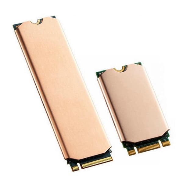 XJ-Kobber M.2 Ssd Køleplade Harddisk Køler Med Termisk Solid State Disk Radiator 0.5mm Til M.2 2280—max